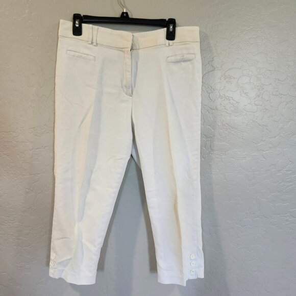 Womens Capris Counterparts 10 white - Picture 1 of 4